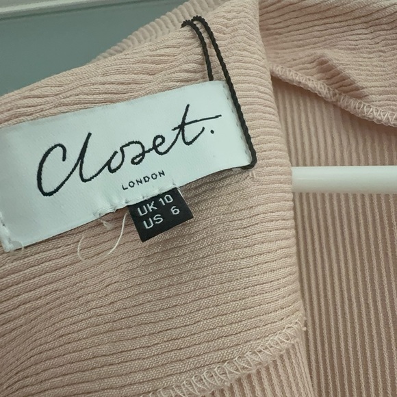 Pale Pink Pencil Dress Size 10 - Picture 6 of 7